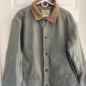 Vintage LL BEAN Cotton Chore Jacket / Size L